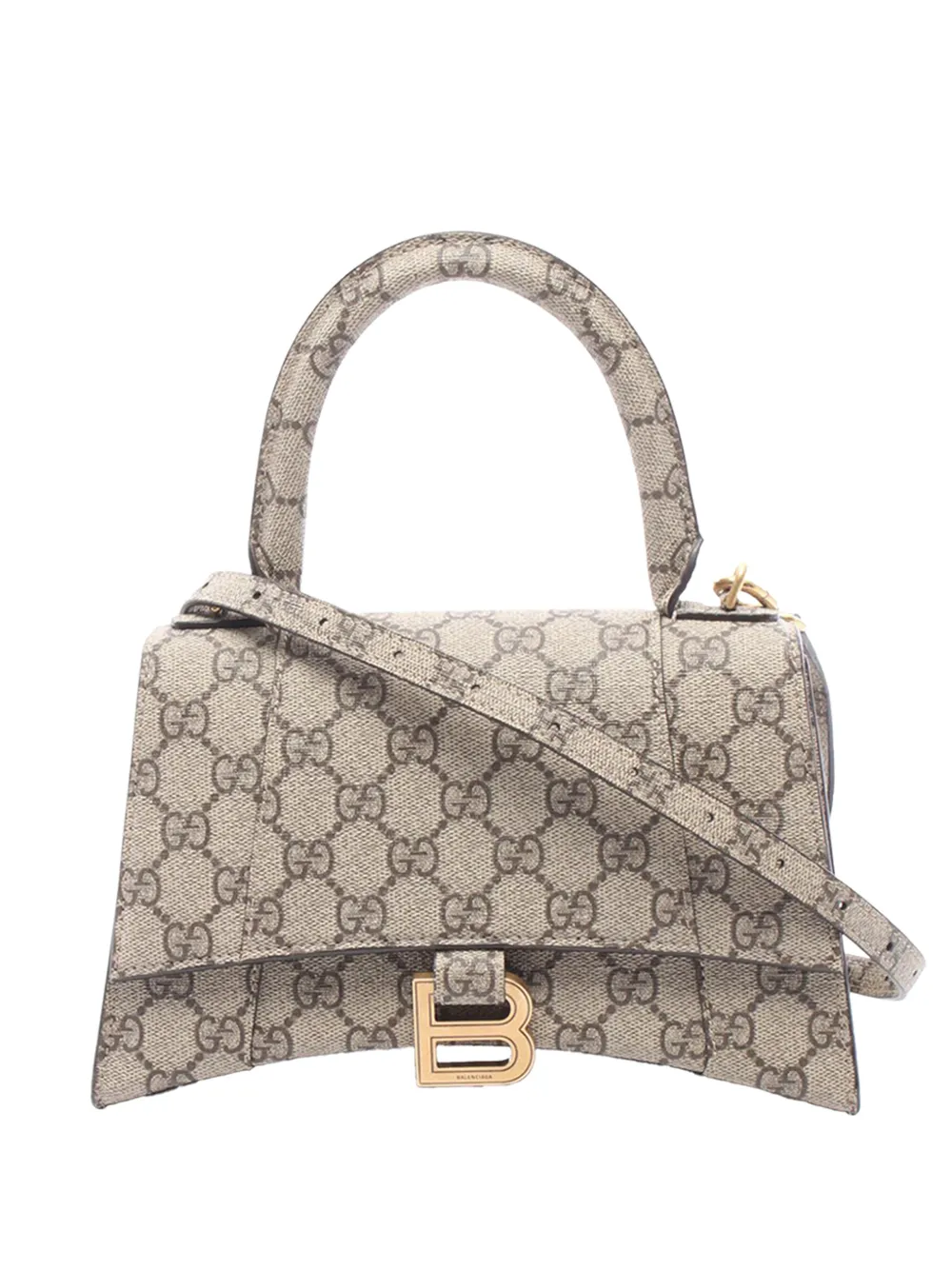 Balenciaga Pre-Owned Borsa a tracolla The Hacker Project GG Supreme Hourglass 2018-2026 - Toni neutri