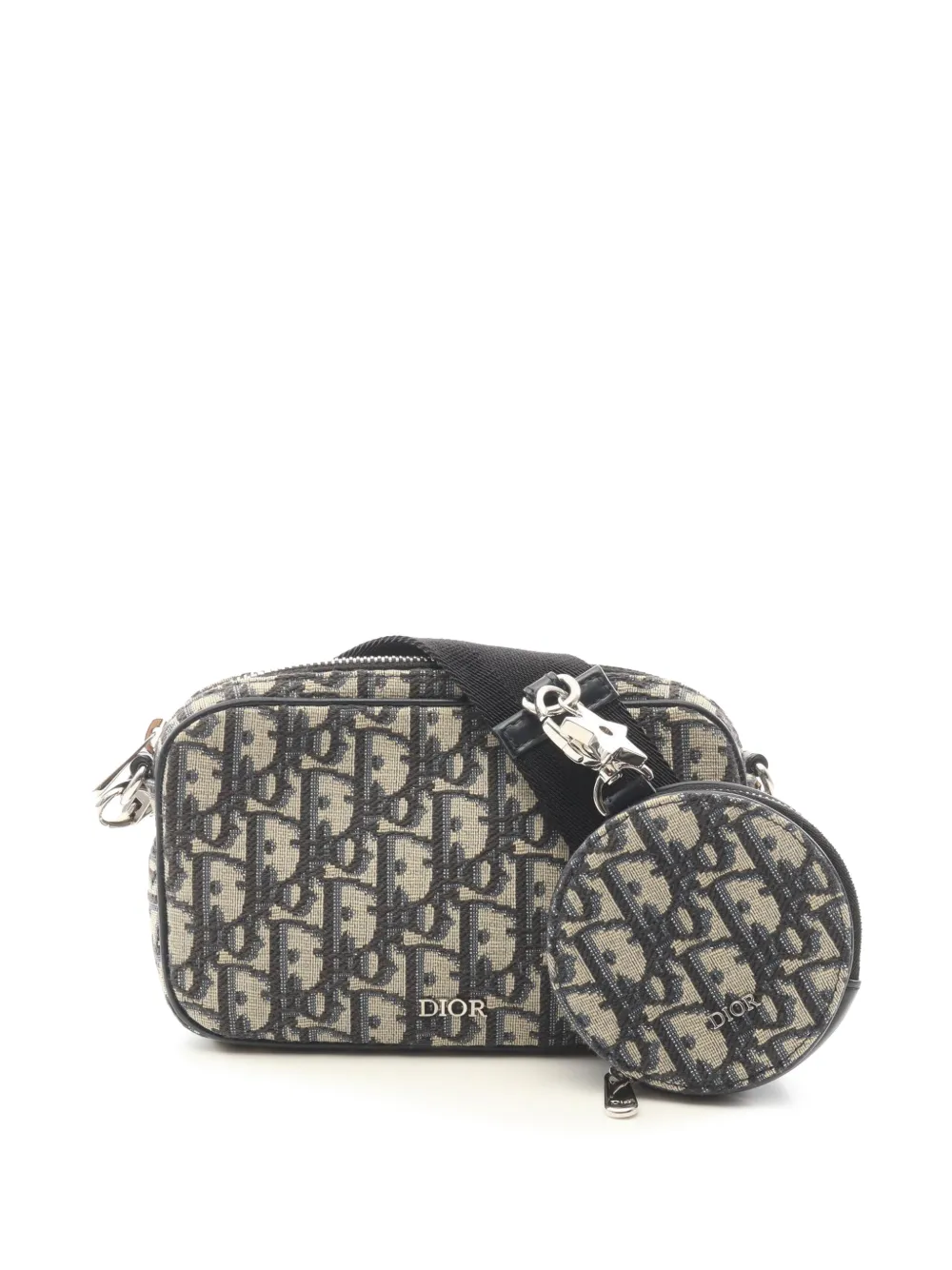 Christian Dior Pre-Owned 2010-2026 Kids Small Oblique Canvas Multifunction Bag crossbody bag - Blue