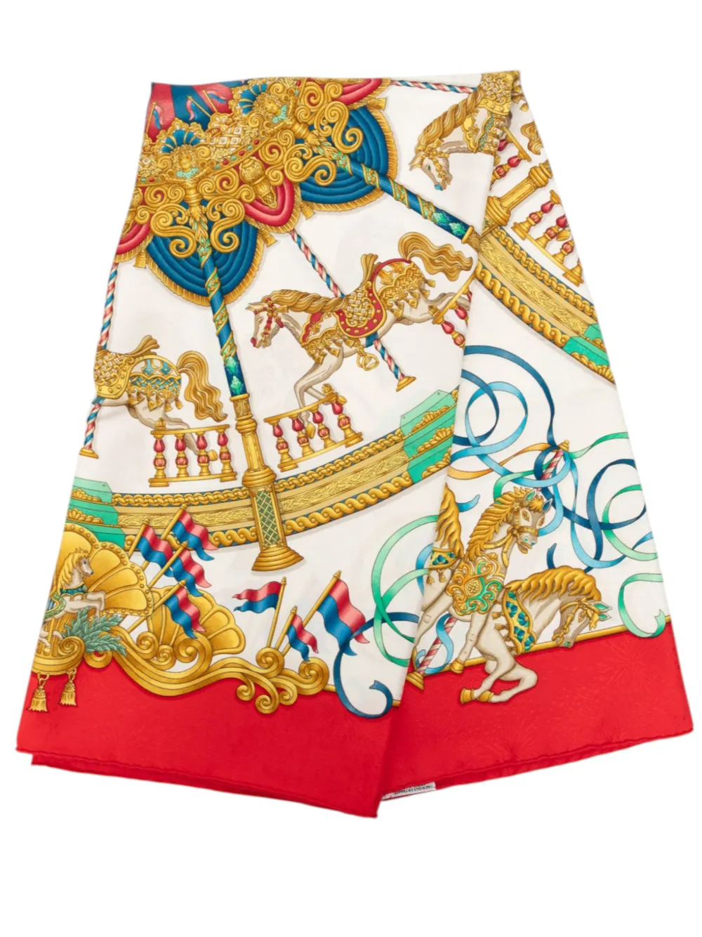 Hermès Pre-Owned Foulard Luna Park 1980-2000 - Bianco