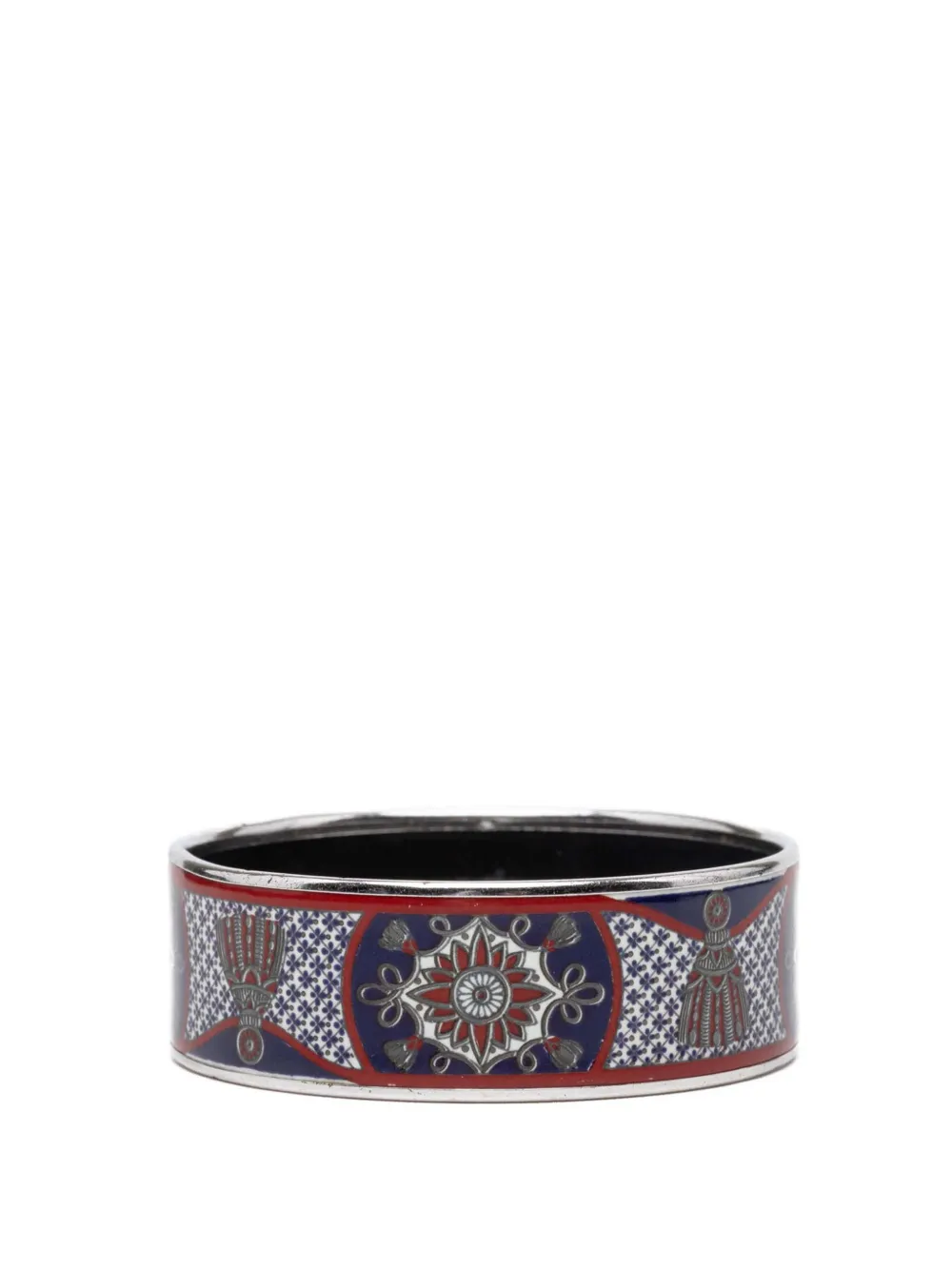 Hermès Pre-Owned Bracciale rigido Wide Passementerie XX secolo - Blu