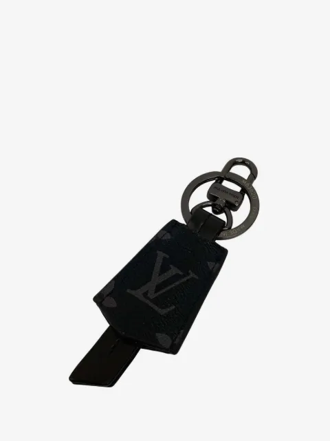 Louis Vuitton Pre-Owned 2008 Monogram Eclipse Clochette Bag Charm and Holder key chain