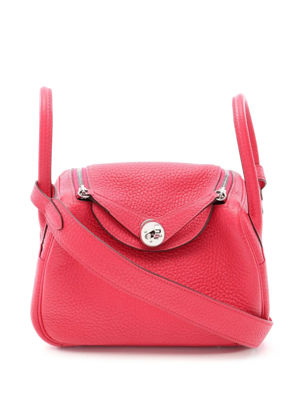 Hermès Pre-Owned Borsa a tracolla Clemence Mini Lindy 2020 - Rosa