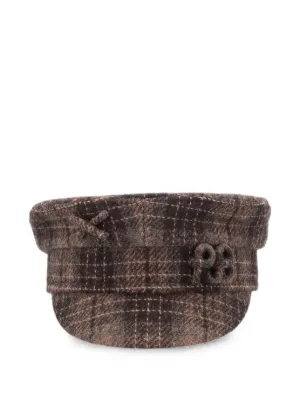 Ruslan Baginskiy leopard-print faux-fur Hat | Brown | FARFETCH display picture 1