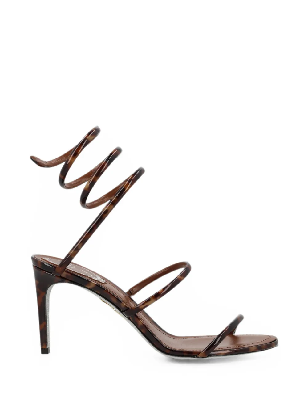 René Caovilla Cleo tortoiseshell-effect sandals Bruin