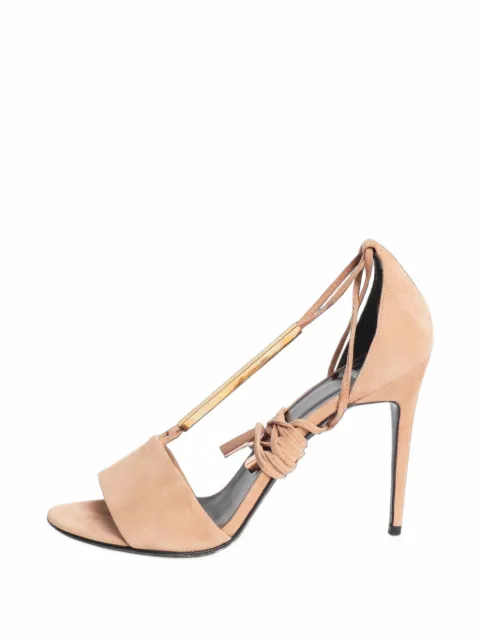 Pierre Hardy gold-tone heel sandals
