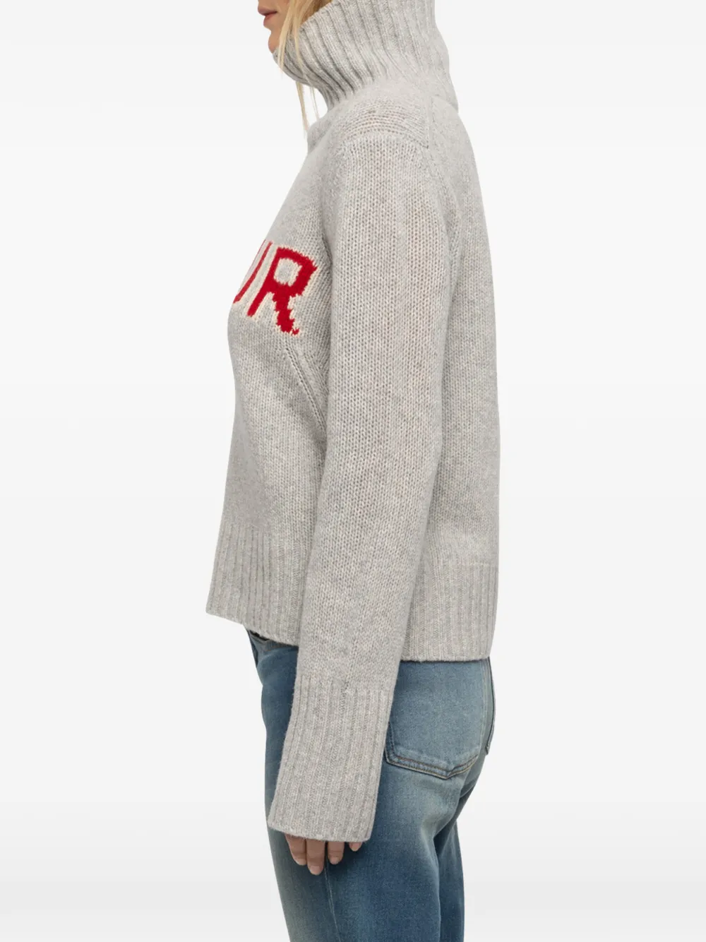 Zadig&Voltaire Amour coltrui Grijs