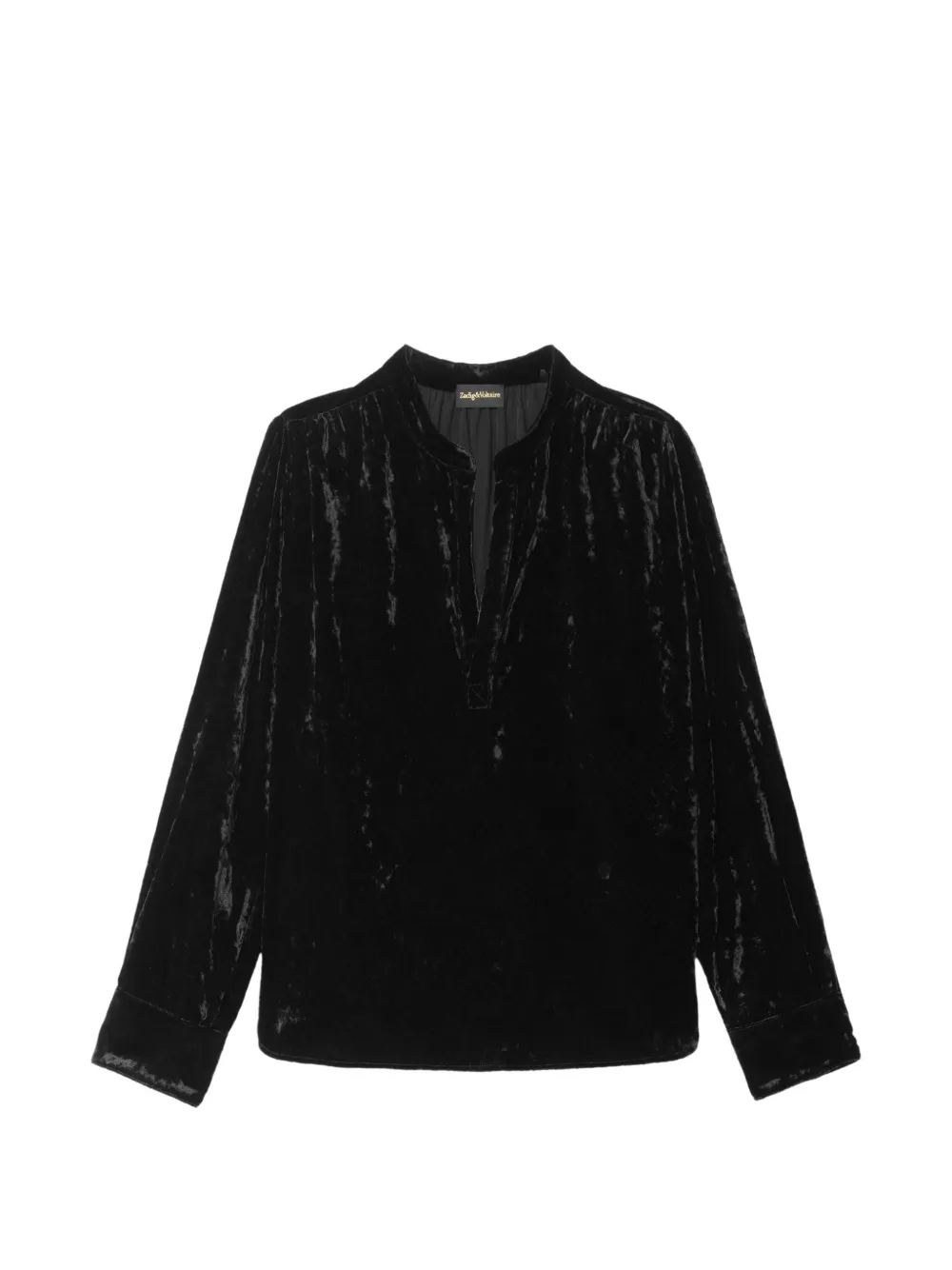 Zadig&Voltaire Tinky velvet blouse Zwart