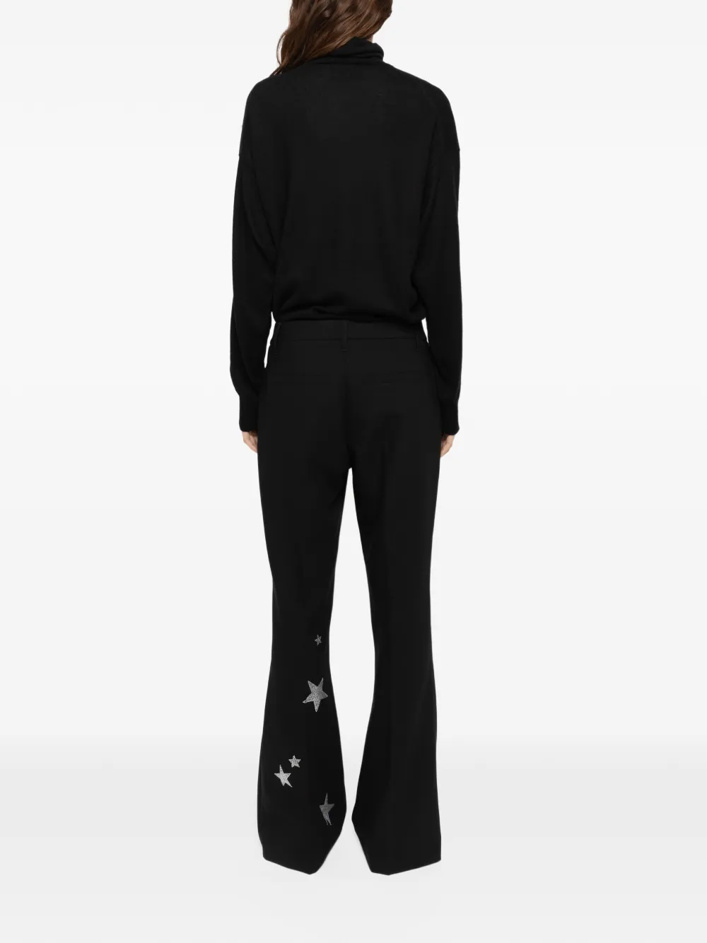 Zadig&Voltaire Prevy flared tailored trousers Zwart