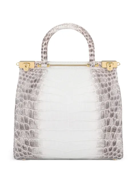 KWANPEN leather top-handle tote bag