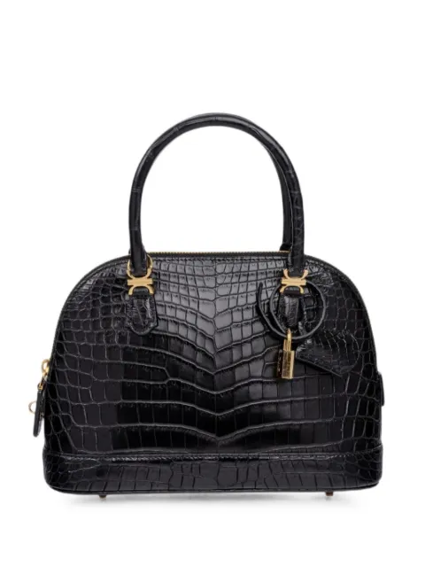 KWANPEN leather top-handle tote bag
