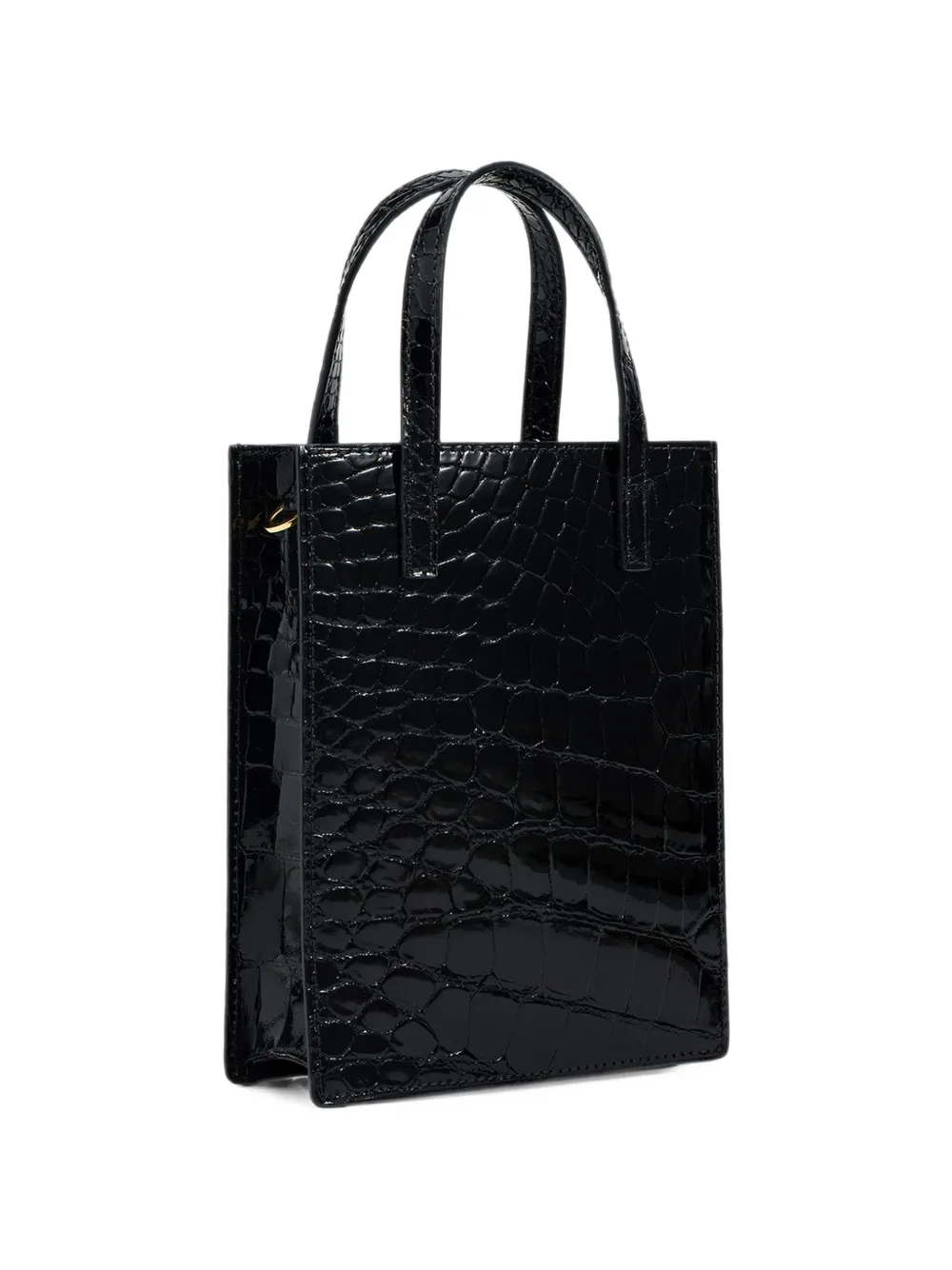 KWANPEN crocodile-effect tote bag Zwart