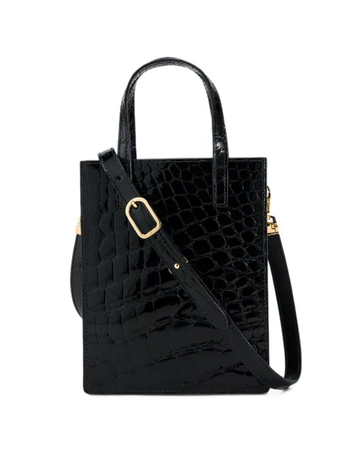 KWANPEN crocodile-effect tote bag