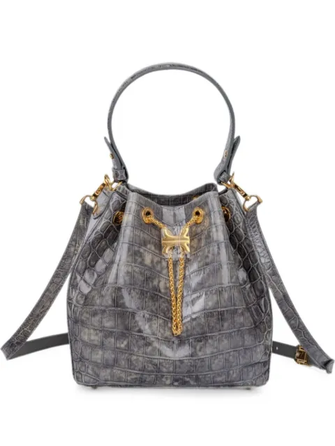 KWANPEN leather drawstring tote bag