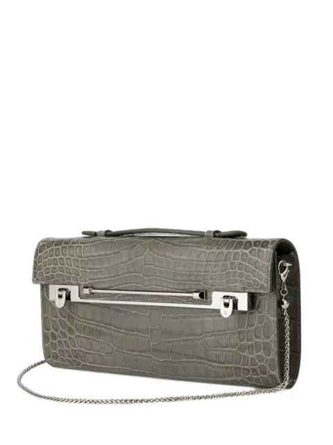 KWANPEN crocodile-effect leather tote bag