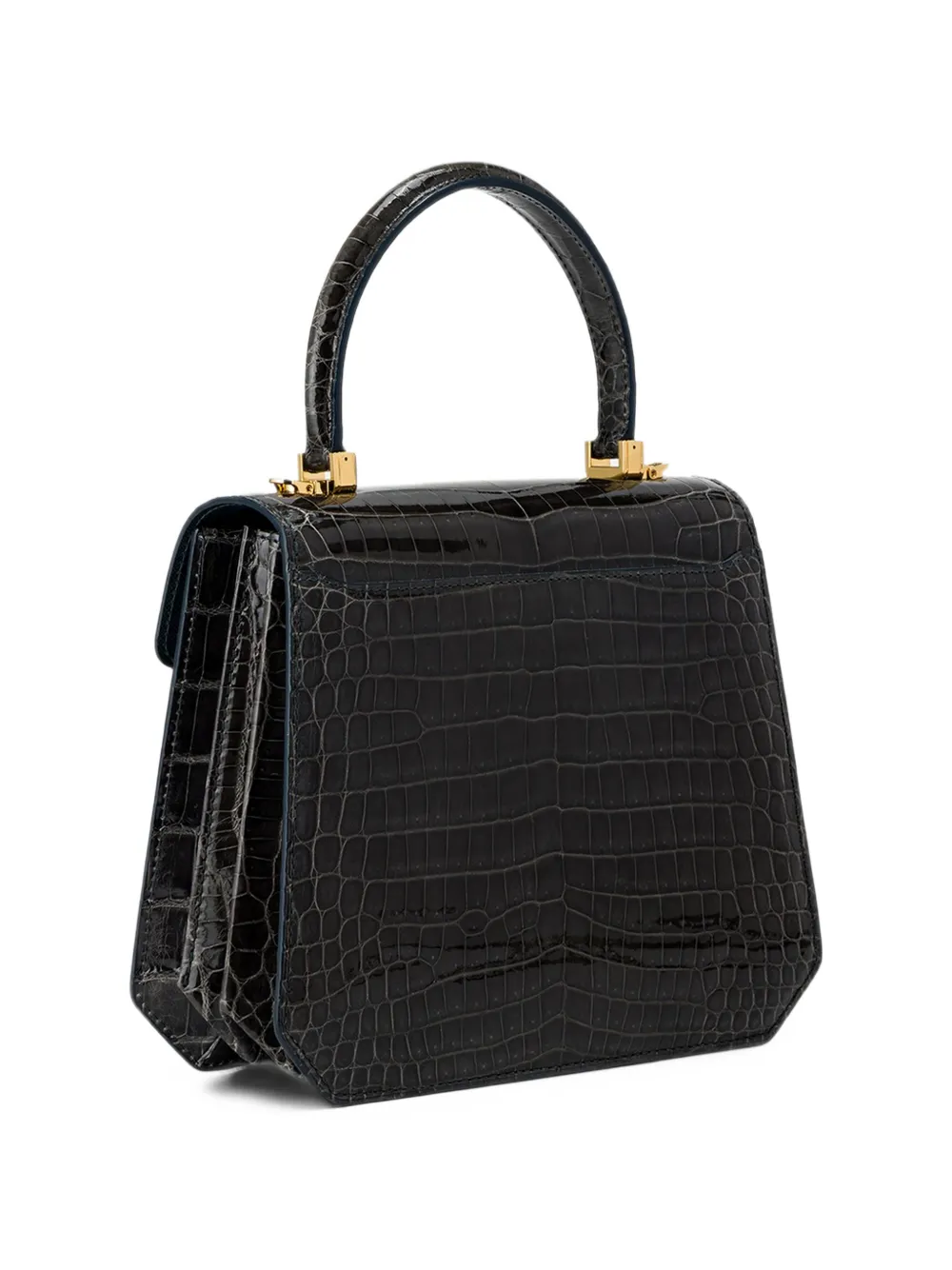 KWANPEN crocodile-effect tote bag Zwart