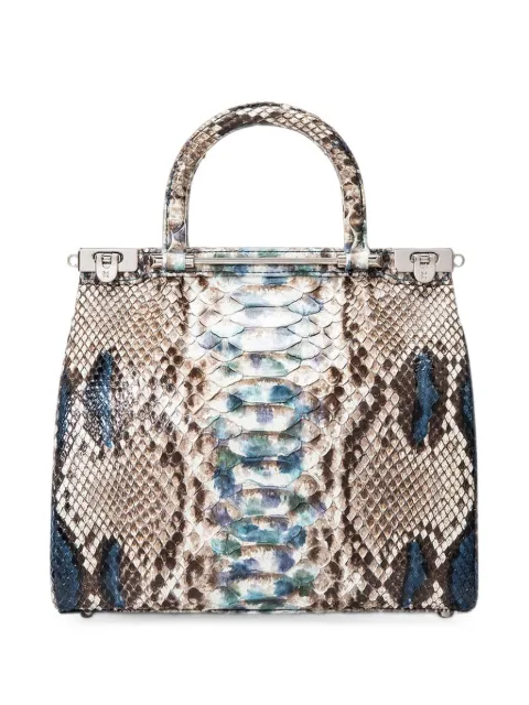 KWANPEN Raffles snakeskin-effect tote bag