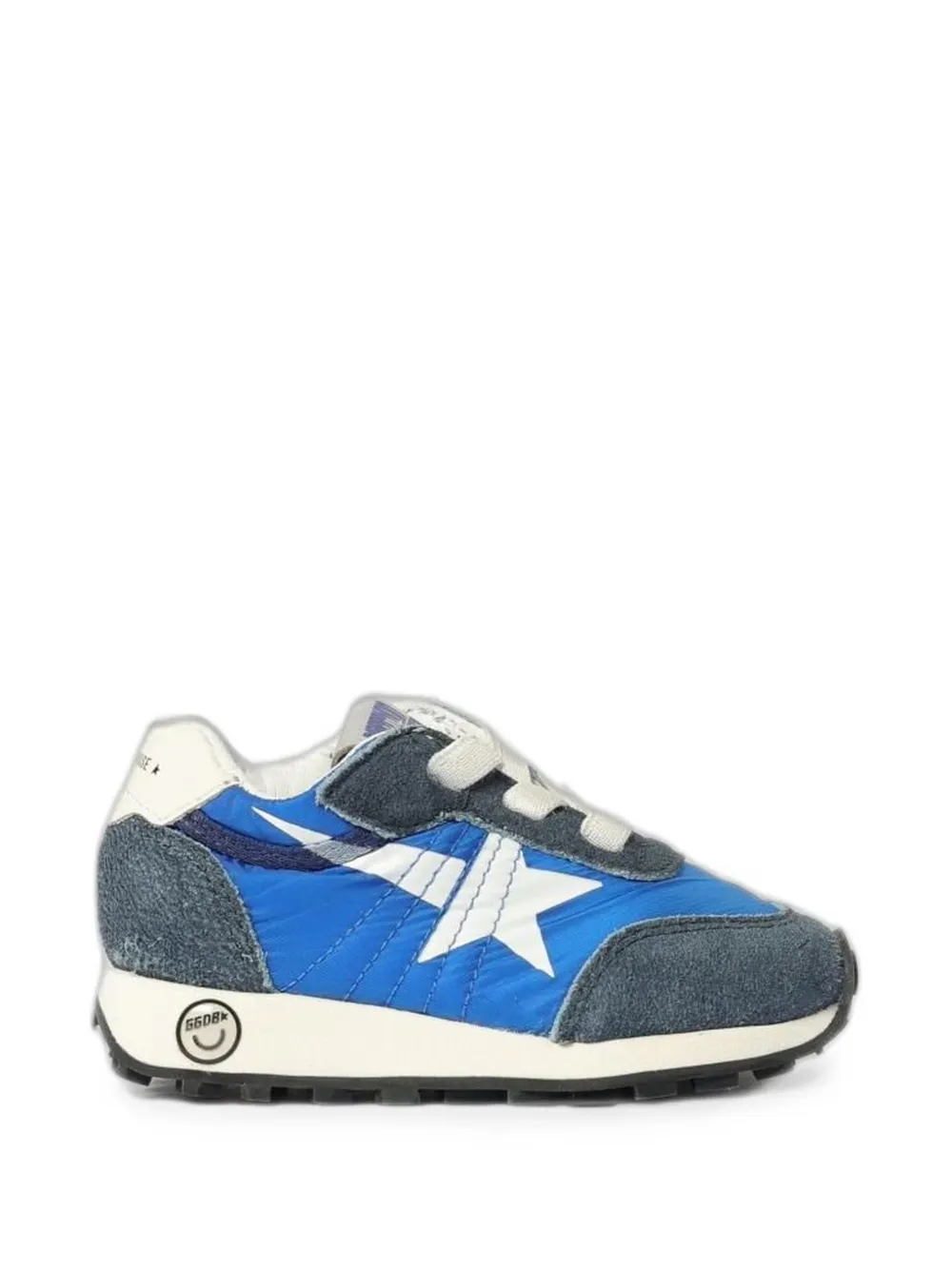 Golden Goose Kids Marathon panelled sneakers - Blu
