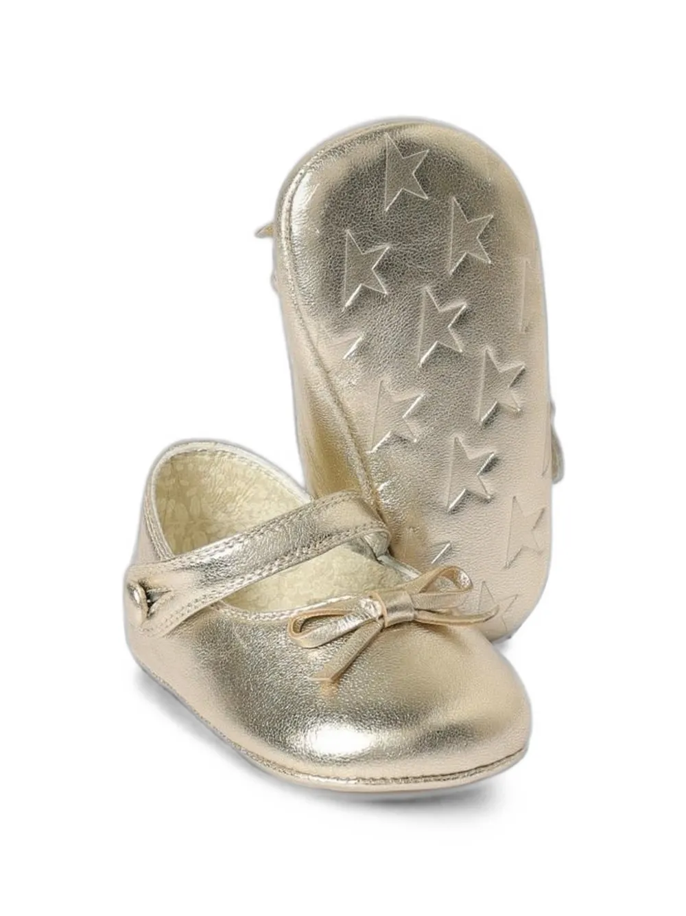 Golden Goose Kids Sofi Baby leather ballet flats Goud