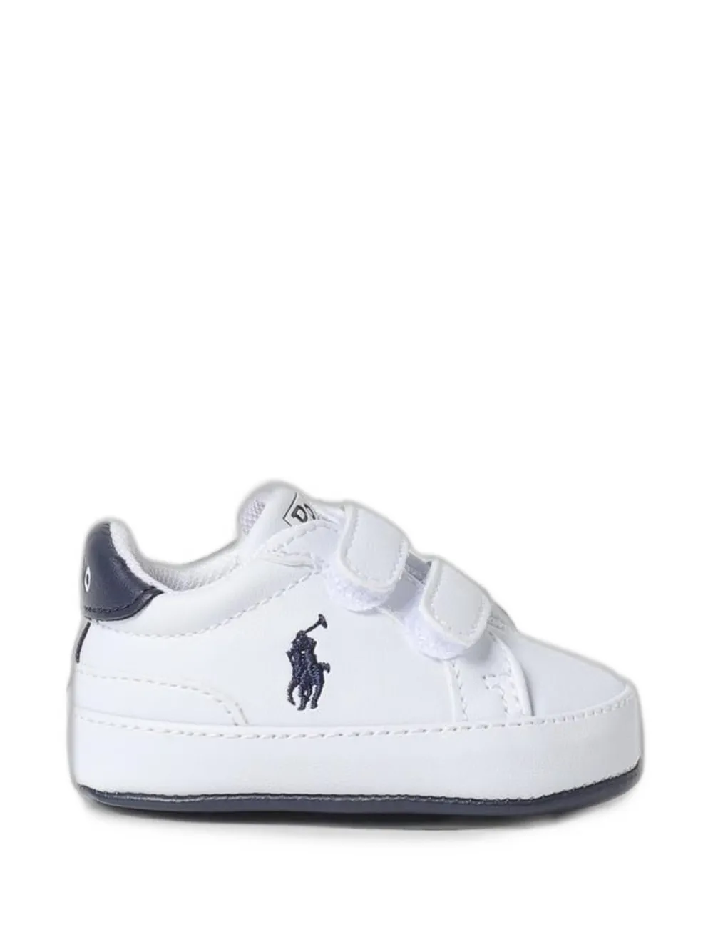 POLO RALPH LAUREN KIDS Sneakers con chiusura a strappo - Bianco