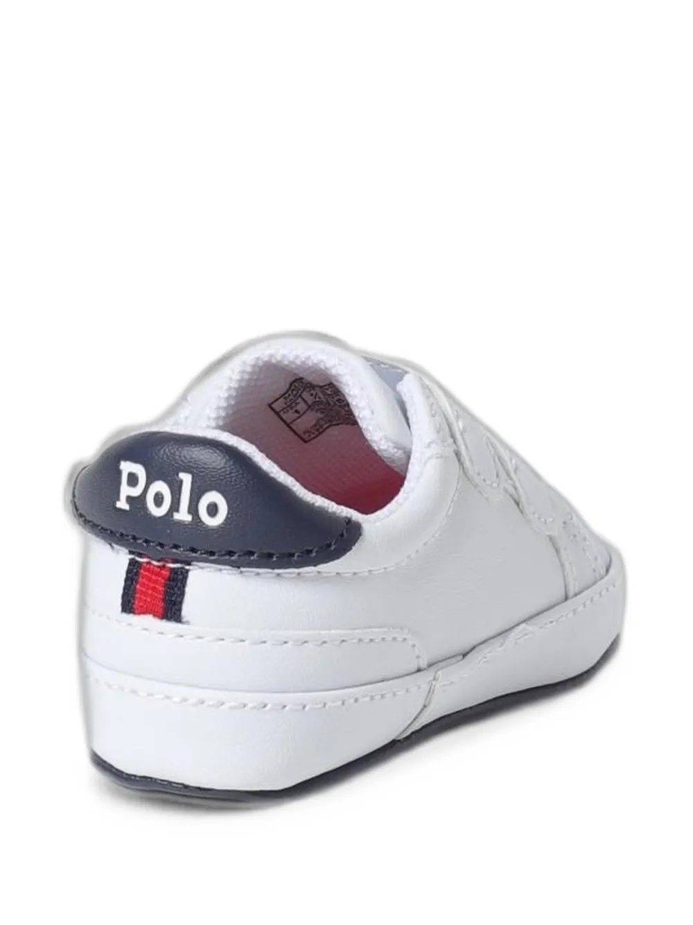 POLO RALPH LAUREN KIDS touch-strap sneakers Wit