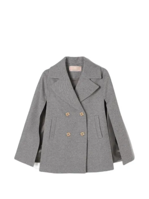 Elisabetta Franchi Kids double-breasted coat
