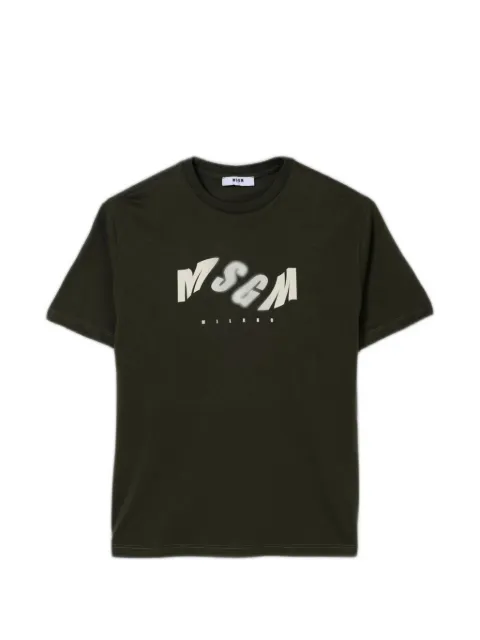 MSGM Kids logo-print T-shirt