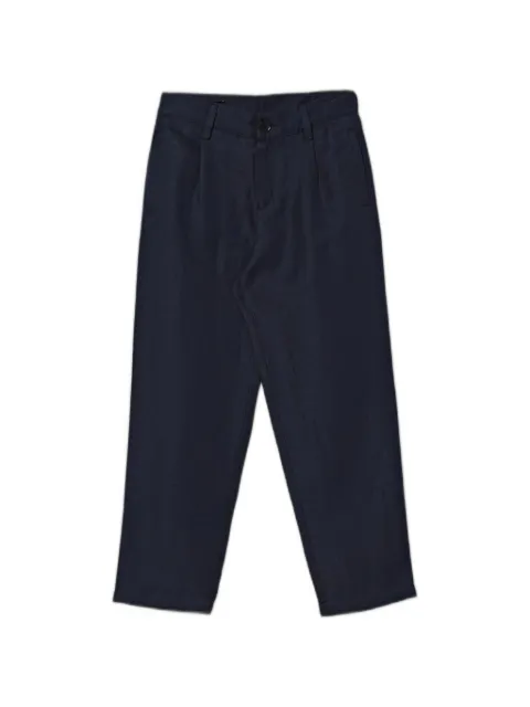 Emporio Armani Kids logo-embroidered chino pants