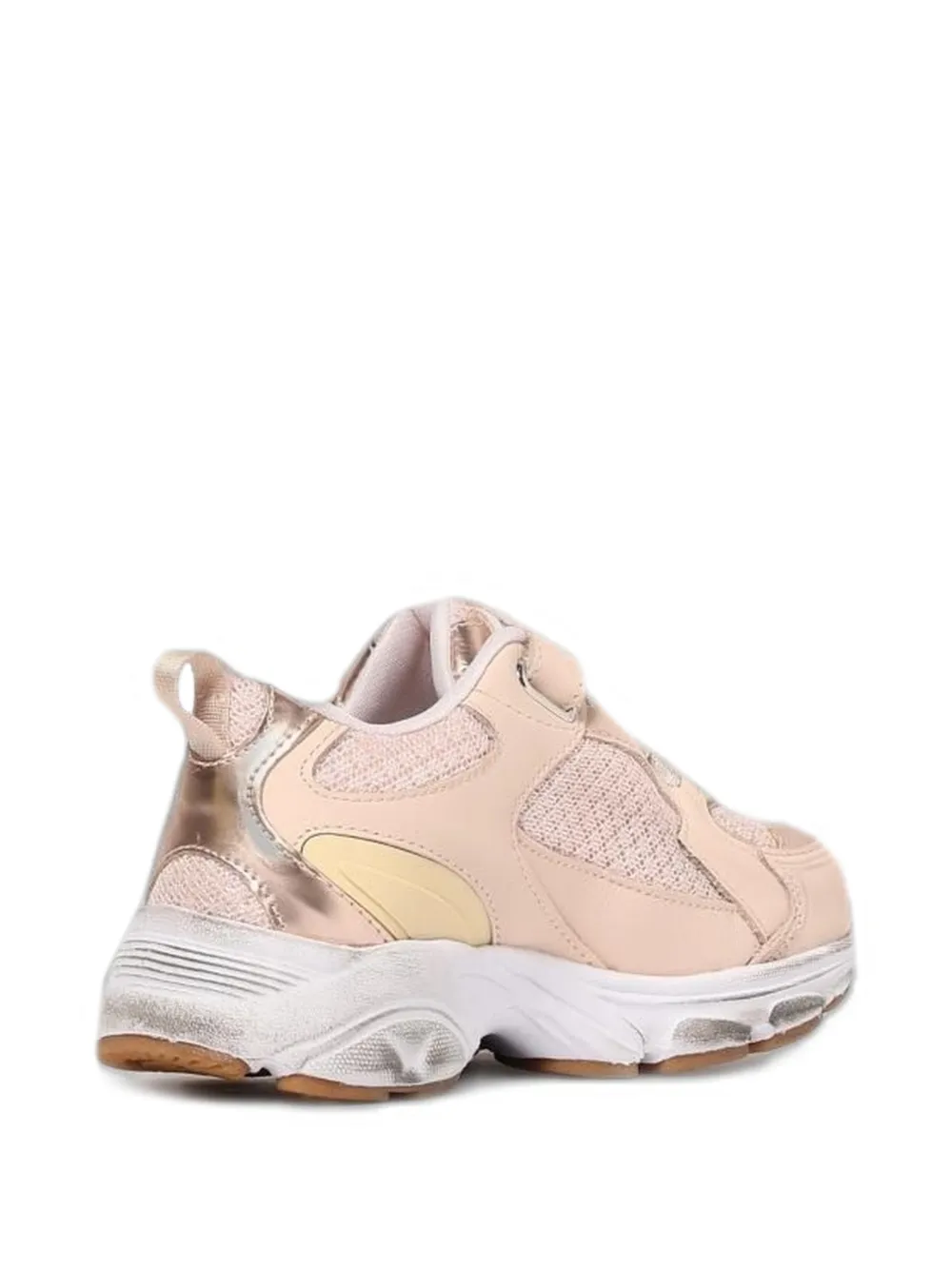 Golden Goose Kids Lightstar touch-strap sneakers Roze