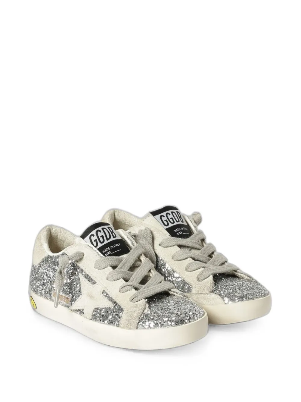 Golden Goose Kids Superstar low-top sneakers Zilver
