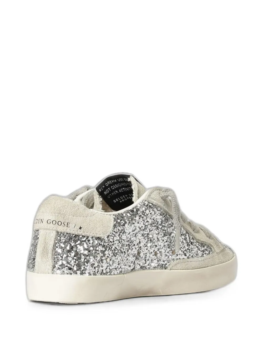 Golden Goose Kids Superstar low-top sneakers Zilver