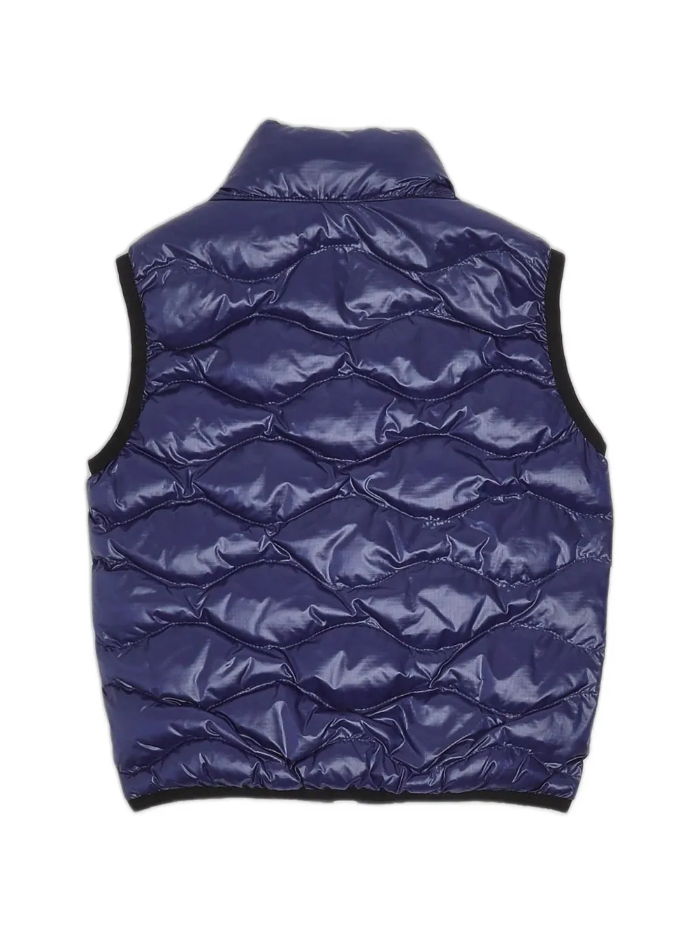 Blauer Danny gewatteerde bodywarmer met logo-patch Blauw
