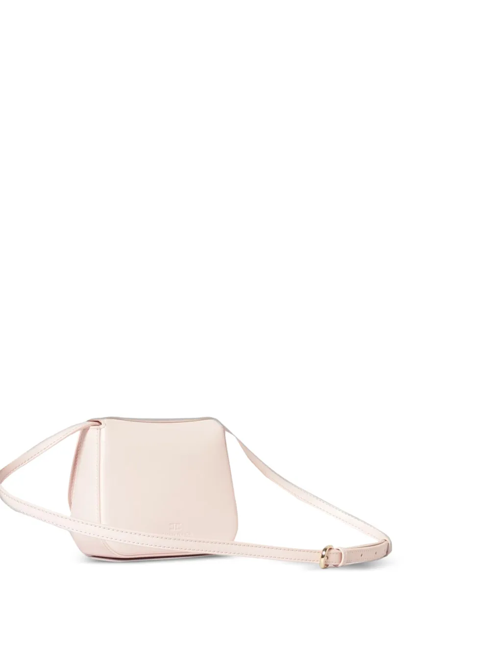 Elisabetta Franchi Kids monogram-plaque shoulder bag Roze