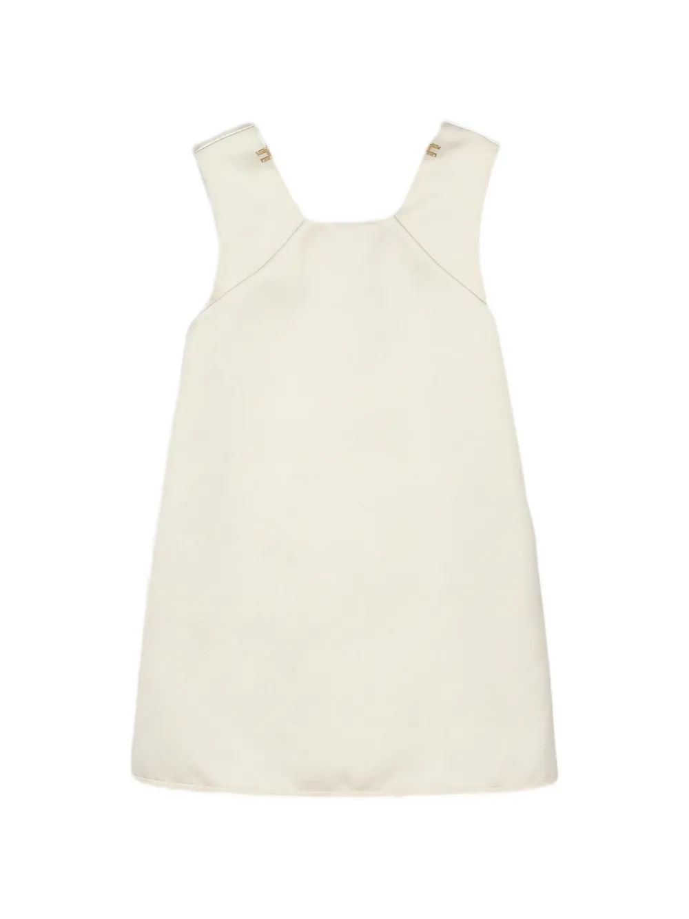 Elisabetta Franchi Kids Kleid in A-Linie mit Schleife - Nude