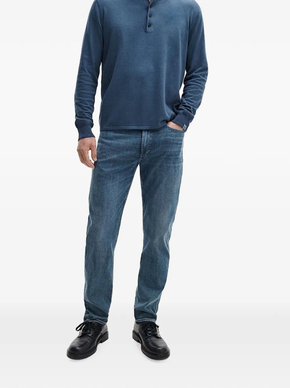 rag & bone Slim-fit jeans Blauw