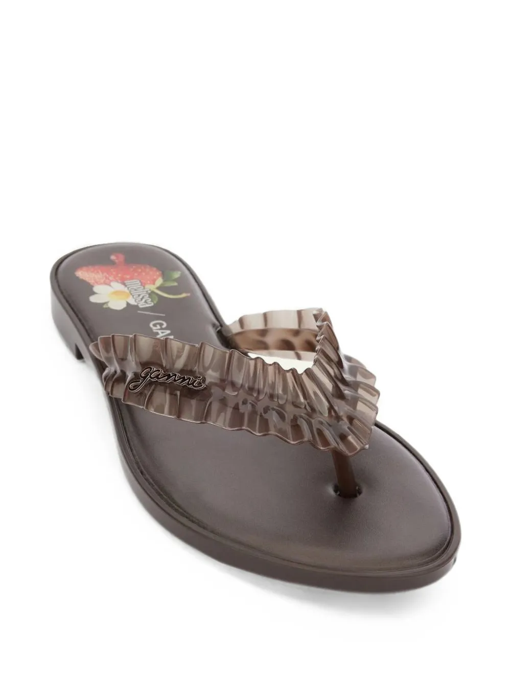 GANNI Melissa flip flops Bruin