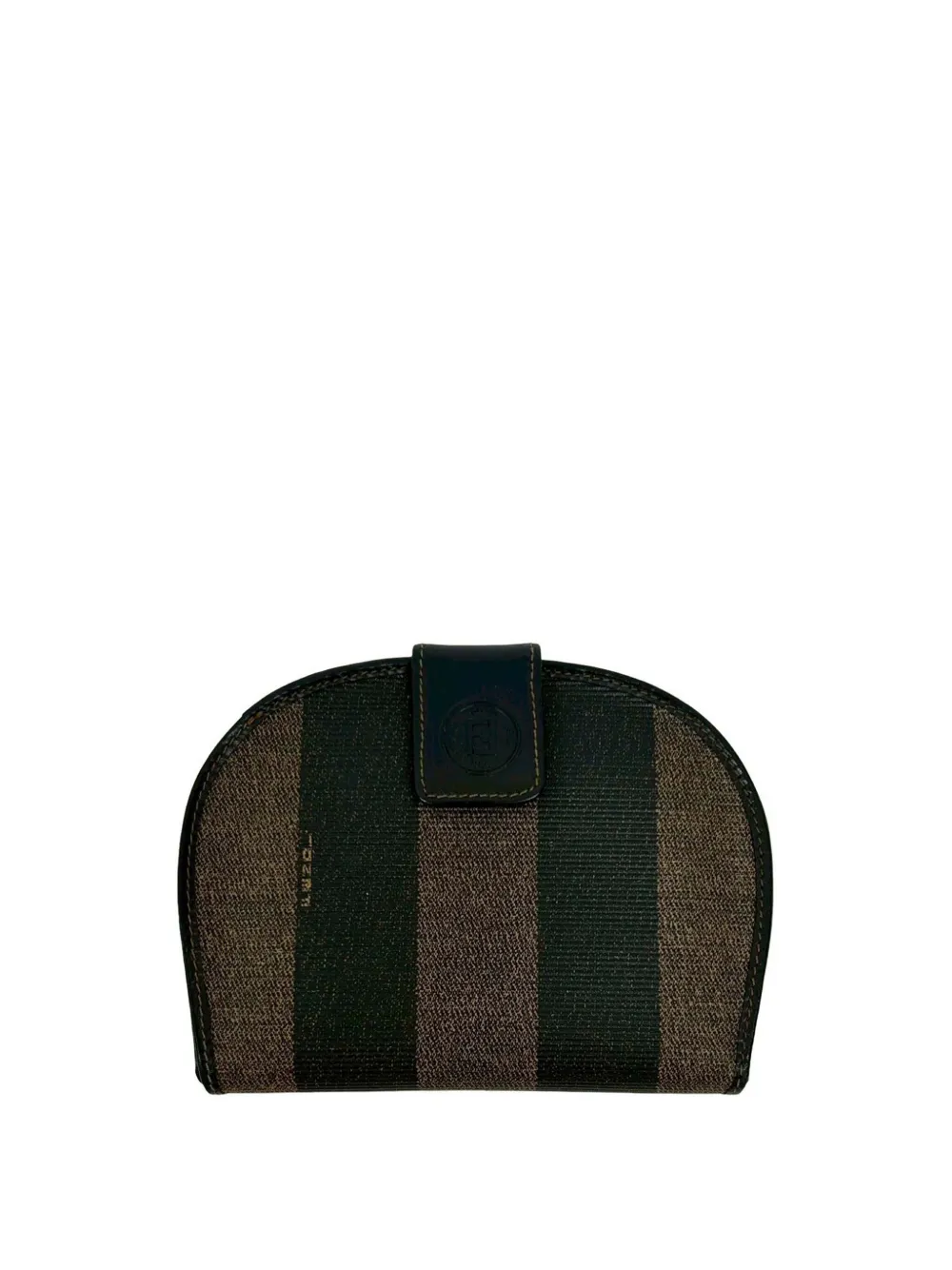 Fendi Pre-Owned Portafoglio bi-fold XX secolo Pequin - Nero