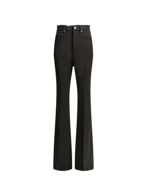 Rick Owens pantalones acampanados con bolsillos