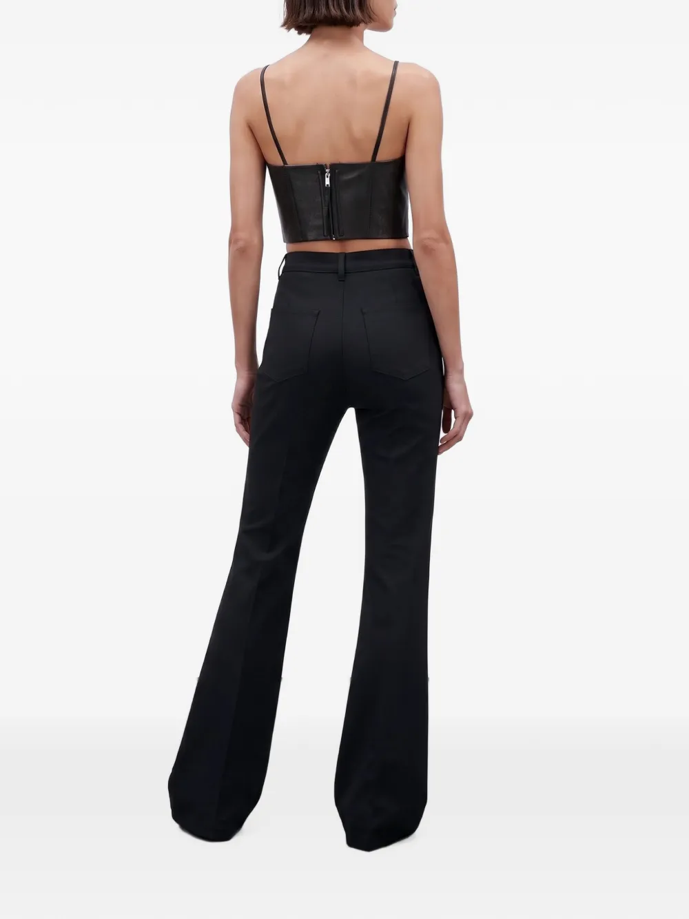 Rick Owens Flared broek Zwart