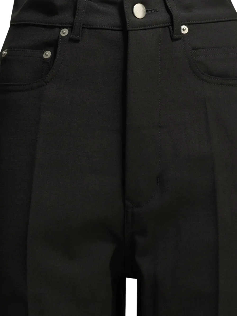 Rick Owens Flared broek Zwart