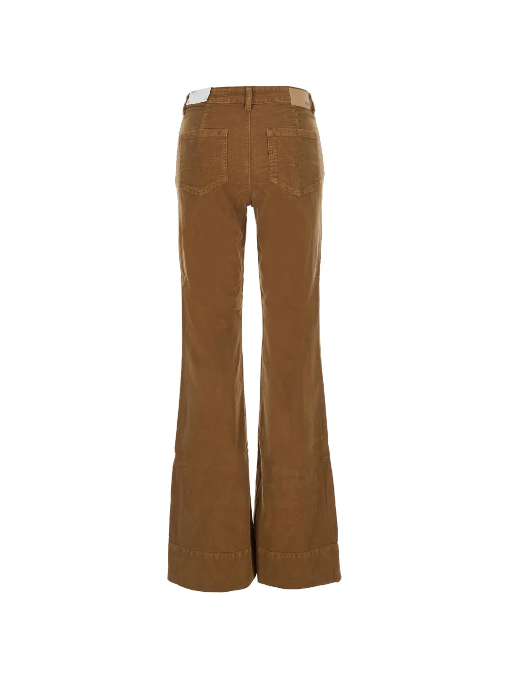 AG Jeans Vicky ribfluwelen flared broek Bruin