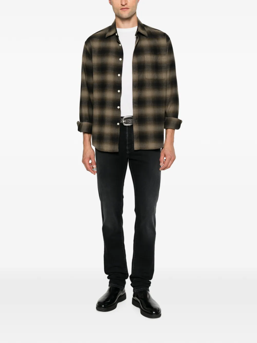 Jacob Cohën Skinny jeans met logopatch Zwart