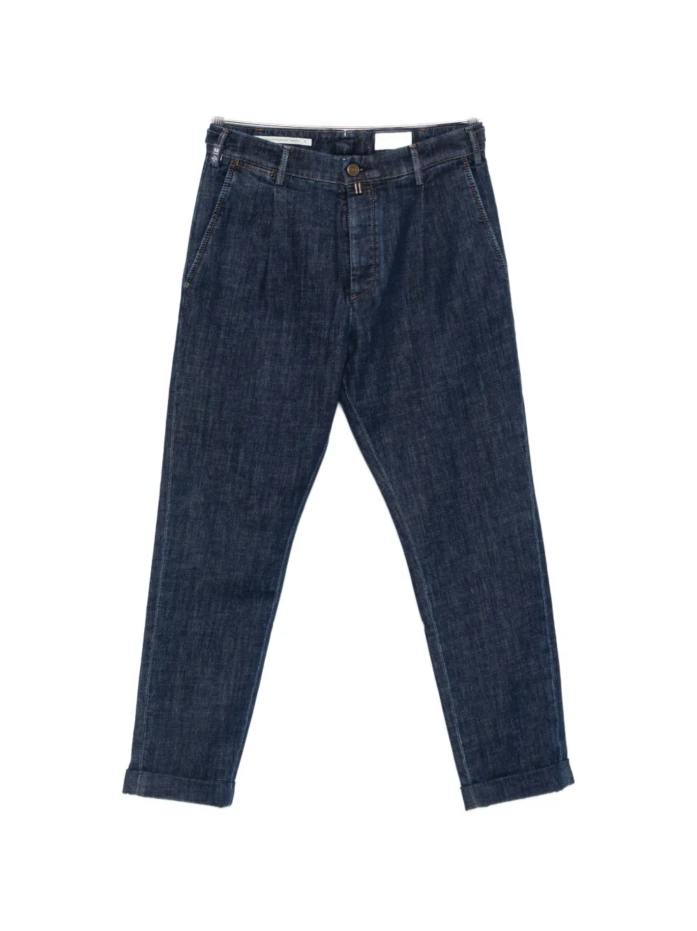 Jacob Cohën pleated straight-leg jeans - Toni neutri