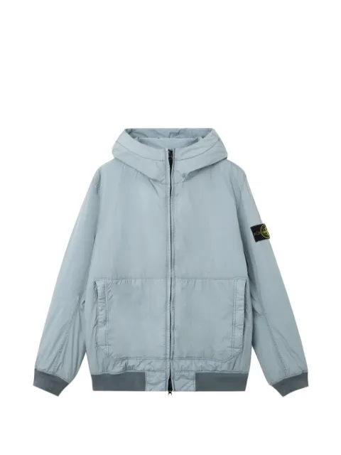 Stone Island Kapuzenjacke mit Logo-Patch