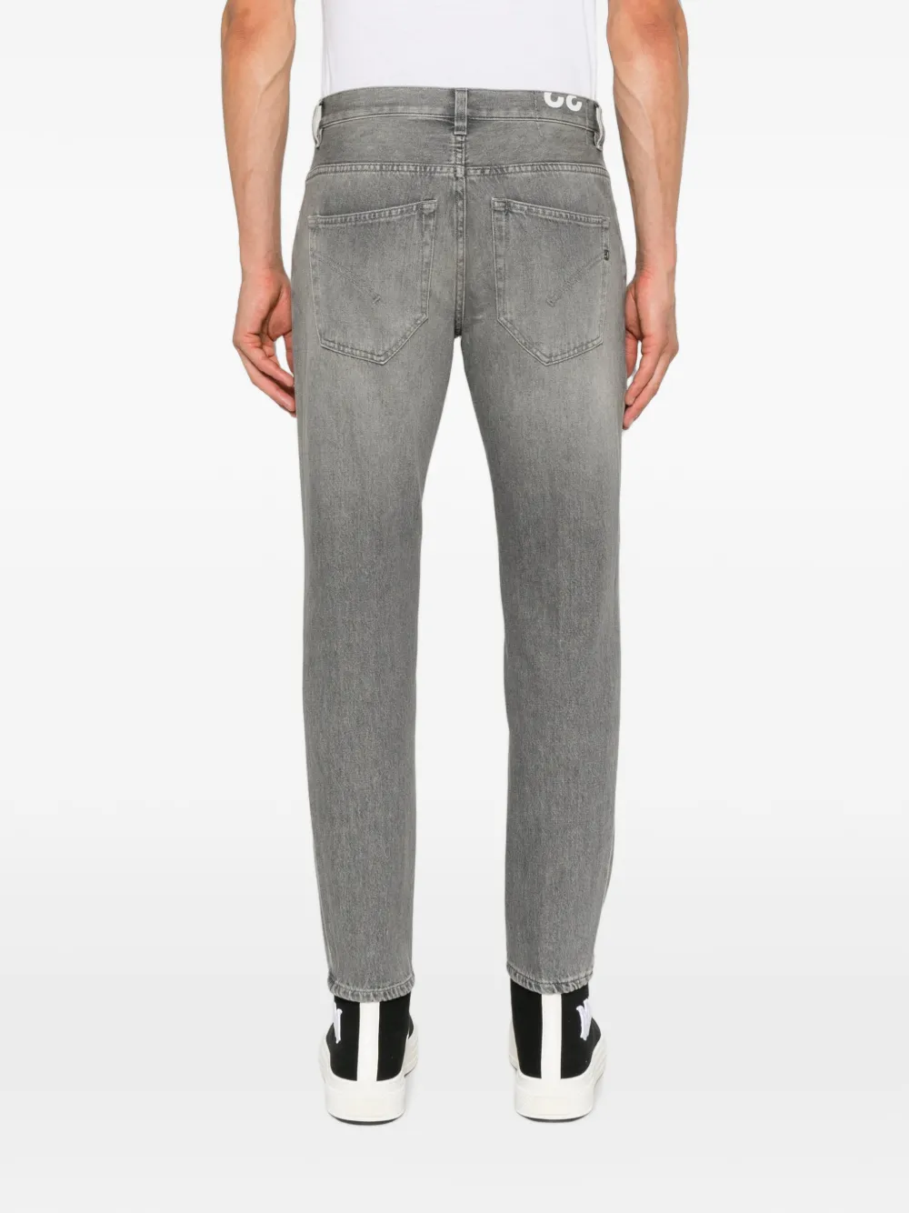 DONDUP Jeans met vervaagd effect Wit
