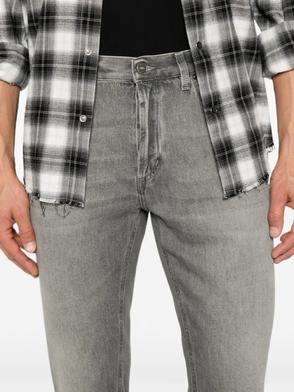 DONDUP Jeans met vervaagd effect Wit