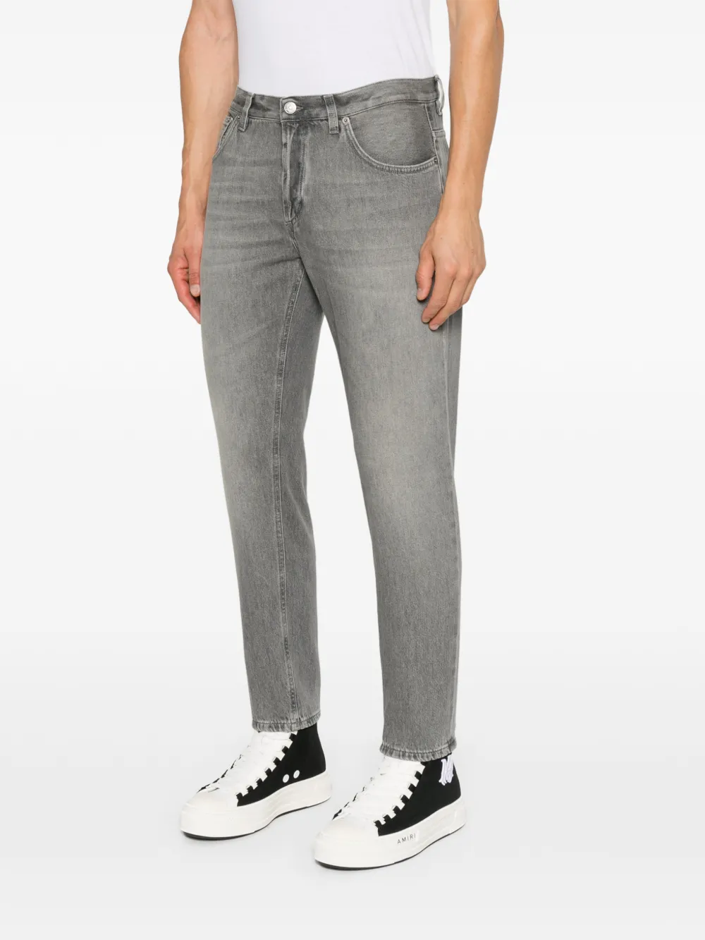 DONDUP Jeans met vervaagd effect Wit