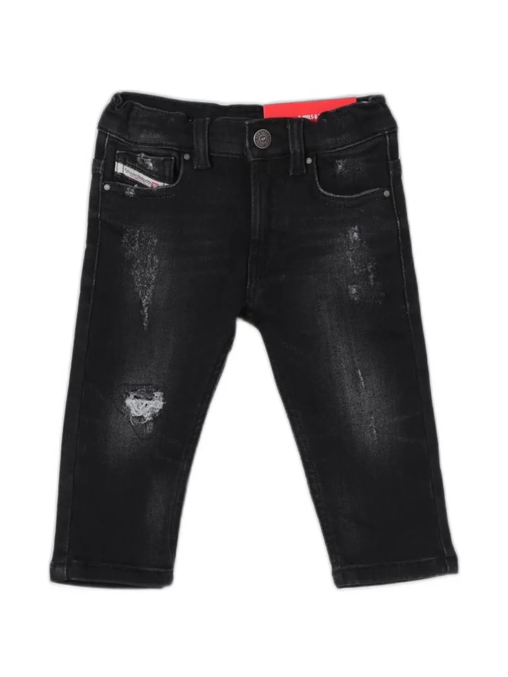 Diesel Kids JoggJeans Ripped Jeans | Black | FARFETCH