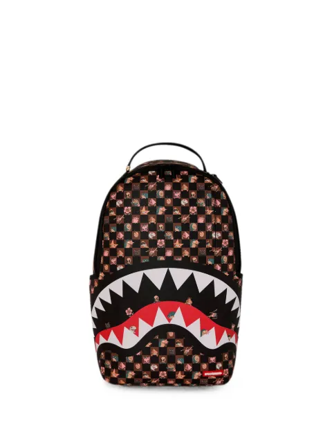 sprayground kid mochila Shark Mouth a cuadros