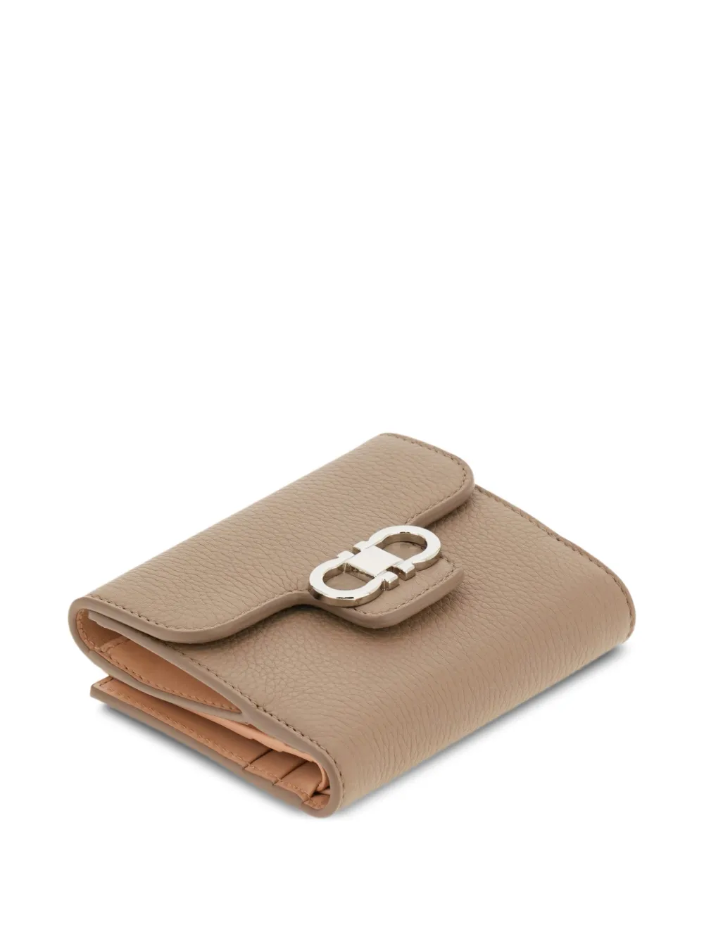 Ferragamo Gancini portemonnee Beige