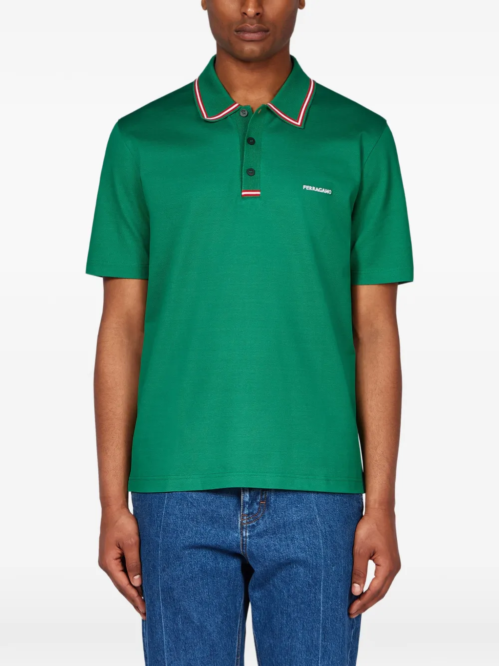 Ferragamo Polo Citymatch Capsule Groen